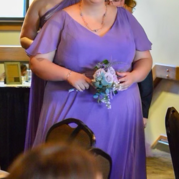 3x/ 4x Azazie Jamie in Tahiti purple - Picture 2 of 3